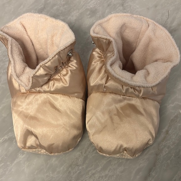 Cozy Tan Puffer Snowsuit with Hood - Picture 4 of 4